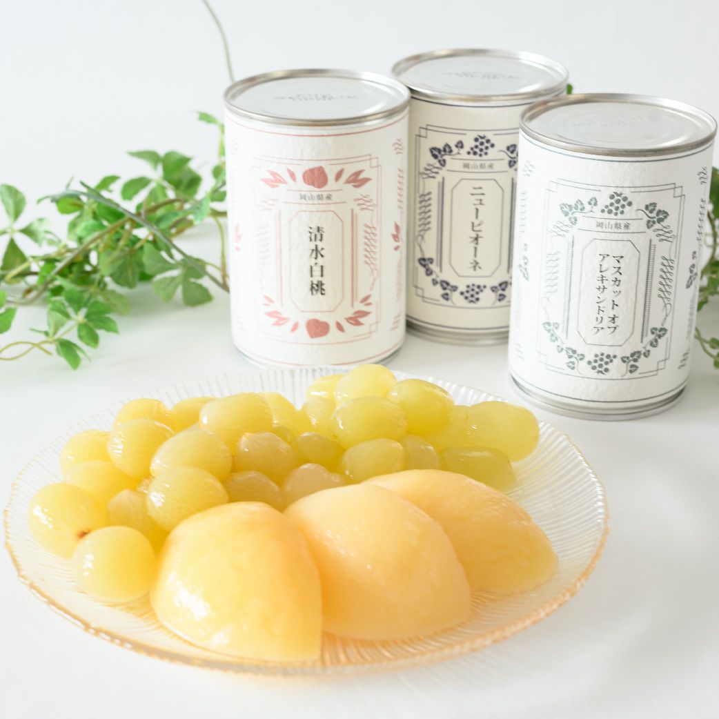 岡山県産フルーツ缶詰詰合せ