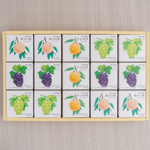 岡山県産フルーツゼリー