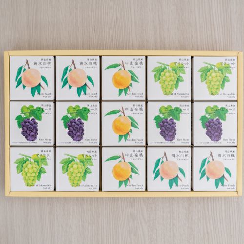 岡山県産フルーツゼリー