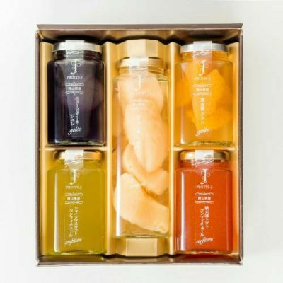 岡山県産フルーツの5本アソート