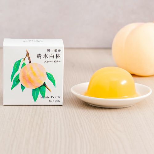 清水白桃ゼリー